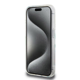 Apple iPhone 15 Pro Kılıf Lacoste Orjinal Lisanslı M-safe Şarj Özellikli Çift Katmanlı Yamalar Desenli Kapak