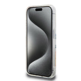 Apple iPhone 15 Pro Kılıf Lacoste Orjinal Lisanslı M-safe Şarj Özellikli Çift Katmanlı Yamalar Desenli Kapak