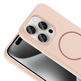 Apple iPhone 15 Pro Kılıf M-safe Şarj Özellikli Zore Meta Kapak