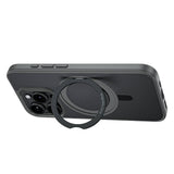 Apple iPhone 15 Pro Kılıf M-safe Şarj Özellikli 360° Dönebilen Benks Pop Stand Kapak