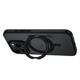 Apple iPhone 15 Pro Kılıf M-safe Şarj Özellikli 360° Dönebilen Benks Pop Stand Kapak