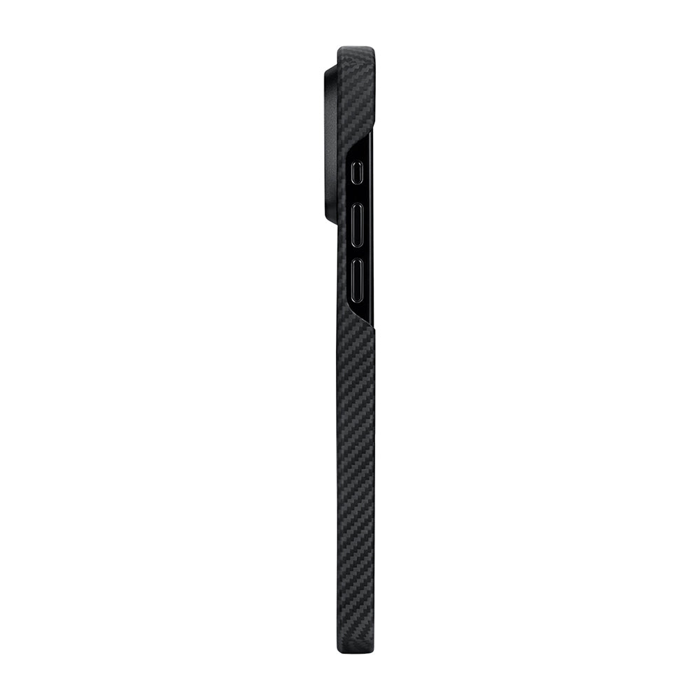 Apple iPhone 15 Pro Kılıf M-safe Şarj Özellikli 600D Aramid Fiber Pitaka Tactile Woven Orchestra Serisi Rhapsody Kapak