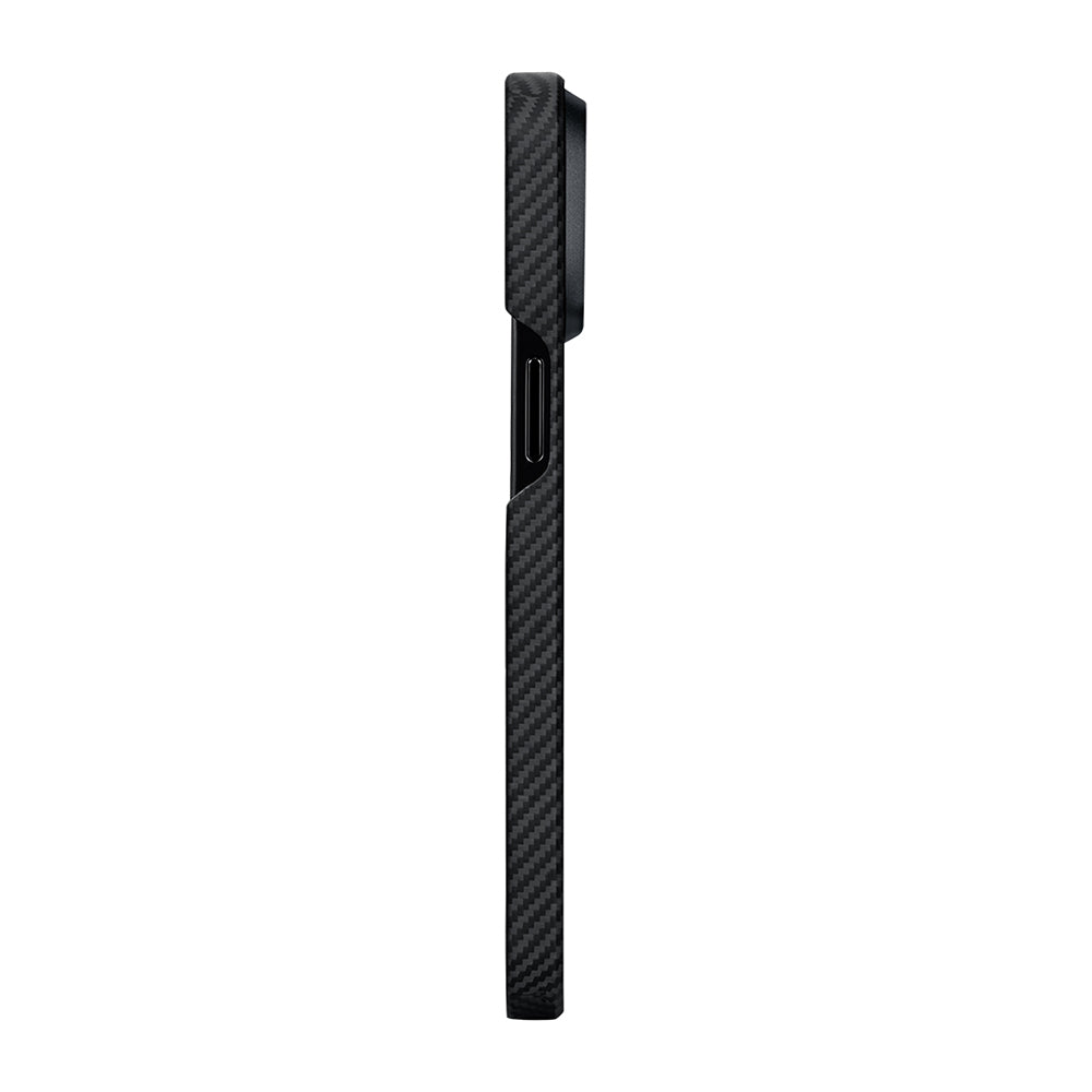 Apple iPhone 15 Pro Kılıf M-safe Şarj Özellikli 600D Aramid Fiber Pitaka Tactile Woven Orchestra Serisi Rhapsody Kapak