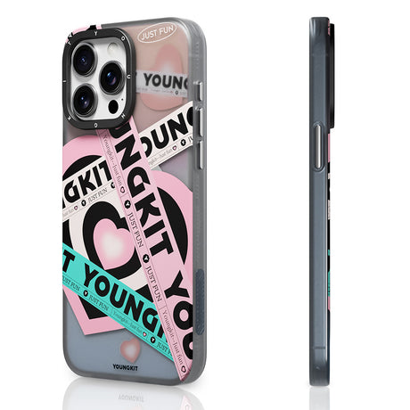 Apple iPhone 15 Pro Kılıf M-safe Şarj Özellikli Airbagli Çift Katmanlı Youngkit Flipped Serisi Kapak