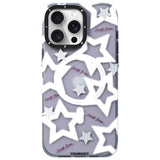 Apple iPhone 15 Pro Kılıf M-safe Şarj Özellikli Airbagli Çift Katmanlı Youngkit Star&Butterfly Serisi Kapak
