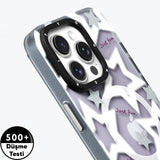 Apple iPhone 15 Pro Kılıf M-safe Şarj Özellikli Airbagli Çift Katmanlı Youngkit Star&Butterfly Serisi Kapak