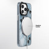 Apple iPhone 15 Pro Kılıf M-safe Şarj Özellikli Airbagli Çift Katmanlı Youngkit Star&Butterfly Serisi Kapak