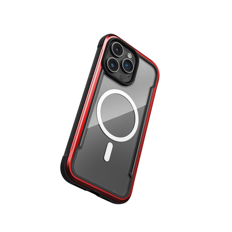 Apple iPhone 15 Pro Kılıf M-safe Şarj Özellikli Airbagli Raptic Shield Serisi Şeffaf Arka Yüzey Kapak