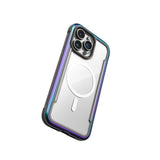 Apple iPhone 15 Pro Kılıf M-safe Şarj Özellikli Airbagli Raptic Shield Serisi Şeffaf Arka Yüzey Kapak