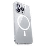 Apple iPhone 15 Pro Kılıf M-safe Şarj Özellikli Airbagli Şeffaf Benks LucentPro Serisi Kapak
