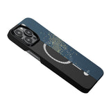 Apple iPhone 15 Pro Kılıf M-safe Şarj Özellikli Aramid Fiber Pitaka Tactile Woven Starpeak Serisi Milky Way Galaxy Kapak