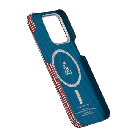 Apple iPhone 15 Pro Kılıf M-safe Şarj Özellikli Awa Tasarımlı 1500D Aramid Fiber Pitaka Ultra-Slim Classic Serisi Bonfire Kapak