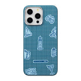 Apple iPhone 15 Pro Kılıf M-safe Şarj Özellikli Awa Tasarımlı 1500D Aramid Fiber Pitaka Ultra-Slim Classic Serisi Ocean Kapak