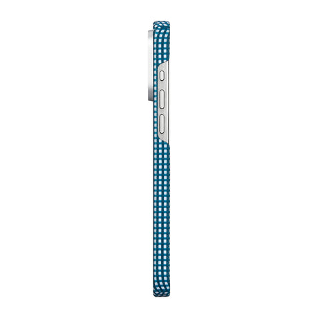 Apple iPhone 15 Pro Kılıf M-safe Şarj Özellikli Awa Tasarımlı 1500D Aramid Fiber Pitaka Ultra-Slim Classic Serisi Ocean Kapak