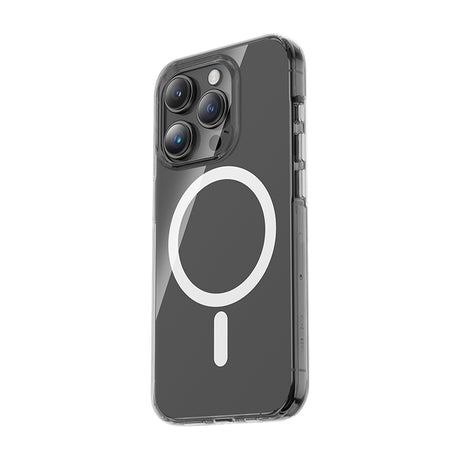 Apple iPhone 15 Pro Kılıf M-safe Şarj Özellikli Benks ​​​​​​Crystal Serisi Şeffaf Kapak