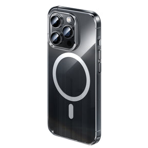 Apple iPhone 15 Pro Kılıf M-safe Şarj Özellikli Benks ​​​​​​Crystal Serisi Şeffaf Kapak