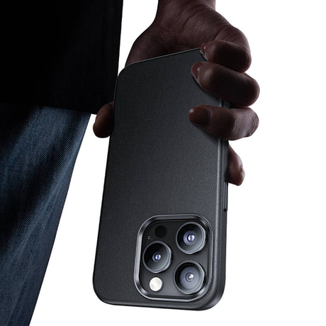 Apple iPhone 15 Pro Kılıf M-safe Şarj Özellikli Benks Vintage Leather Kapak