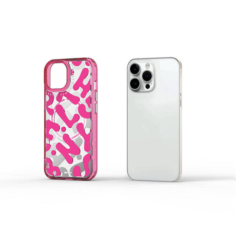 Apple iPhone 15 Pro Kılıf M-safe Şarj Özellikli Boya Desenli Wiwu Fluorescent G Serisi Kapak