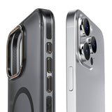 Apple iPhone 15 Pro Kılıf M-safe Şarj Özellikli Cam Arka Yüzey Recci Michelin Serisi Kapak