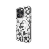 Apple iPhone 15 Pro Kılıf M-safe Şarj Özellikli Çift IMD Baskılı Lisanslı Switcheasy Artist-M Fleur Kapak