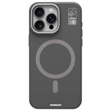 Apple iPhone 15 Pro Kılıf M-safe Şarj Özellikli Kamera Standlı Youngkit Bitty Cream Kapak