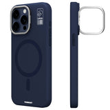 Apple iPhone 15 Pro Kılıf M-safe Şarj Özellikli Kamera Standlı Youngkit Bitty Cream Kapak