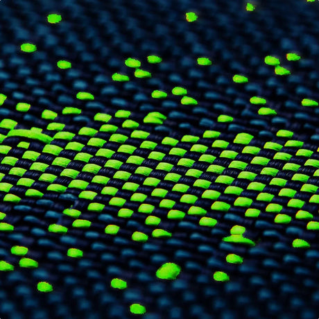 Apple iPhone 15 Pro Kılıf M-safe Şarj Özellikli Lumintex Teknolojili Fosforlu Özellikli Aramid Fiber Pitaka Tactile Woven Starpeak Serisi Milky Way Galaxy Kapak