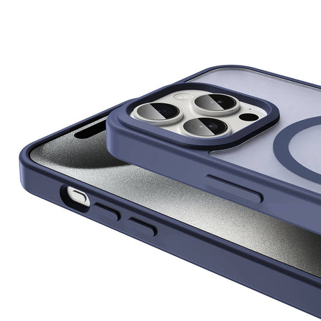 Apple iPhone 15 Pro Kılıf M-safe Şarj Özellikli Mat Arka Yüzey Zore Sio Kapak