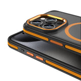 Apple iPhone 15 Pro Kılıf M-safe Şarj Özellikli Mat Görünümlü Zore Ant Kapak