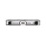 Apple iPhone 15 Pro Kılıf M-safe Şarj Özellikli Parlayan Simli Şeffaf Lisanslı Switcheasy Starfield-M Kapak