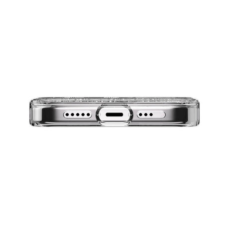 Apple iPhone 15 Pro Kılıf M-safe Şarj Özellikli Parlayan Simli Şeffaf Lisanslı Switcheasy Starfield-M Kapak