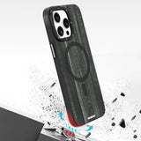 Apple iPhone 15 Pro Kılıf M-safe Şarj Özellikli Sararmaya Dayanıklı Youngkit Wood Forest Serisi Kapak