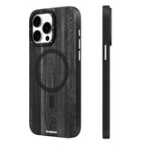 Apple iPhone 15 Pro Kılıf M-safe Şarj Özellikli Sararmaya Dayanıklı Youngkit Wood Forest Serisi Kapak