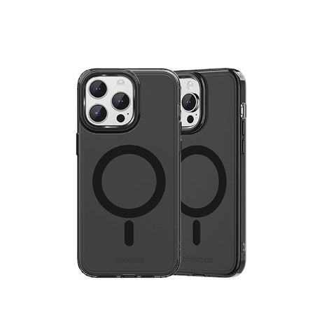 Apple iPhone 15 Pro Kılıf M-safe Şarj Özellikli Saydam Arka Yüzey Recci Crystal Color Serisi Kapak