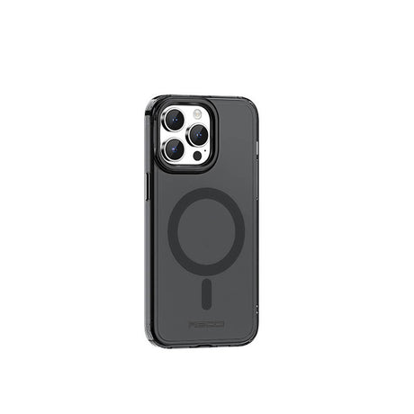 Apple iPhone 15 Pro Kılıf M-safe Şarj Özellikli Saydam Arka Yüzey Recci Crystal Color Serisi Kapak