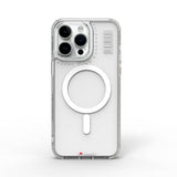 Apple iPhone 15 Pro Kılıf M-safe Şarj Özellikli Şeffaf Transparan Wiwu Turkey D Serisi Kapak