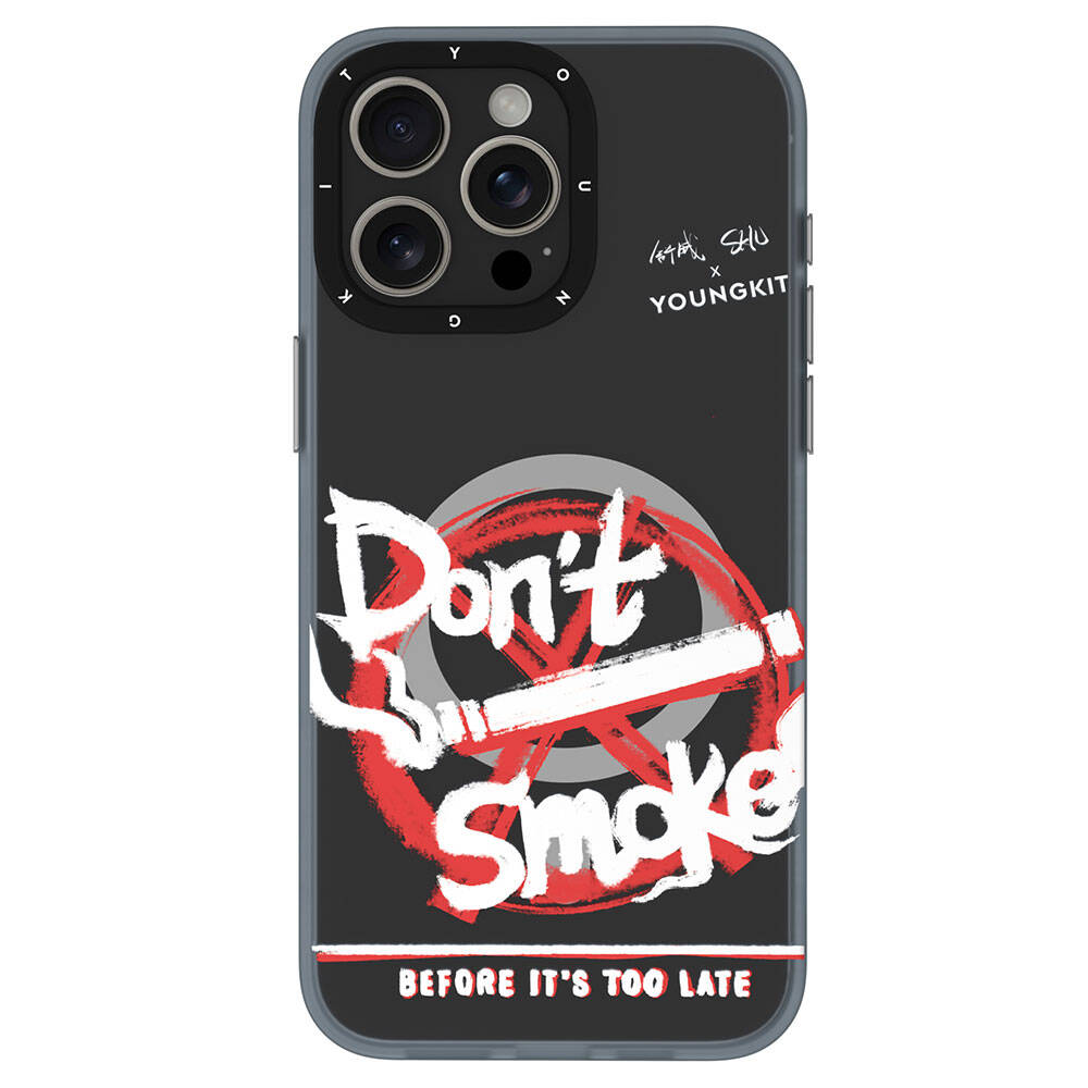 Apple iPhone 15 Pro Kılıf M-safe Şarj Özellikli Shu Tasarımlı Youngkit City Serisi Kapak