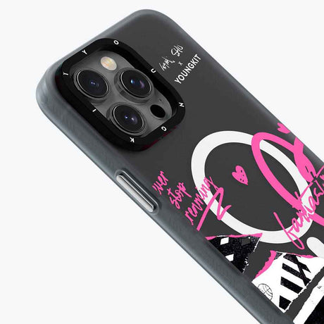Apple iPhone 15 Pro Kılıf M-safe Şarj Özellikli Shu Tasarımlı Youngkit Dreamland Serisi Kapak