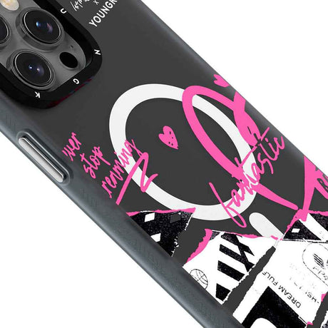 Apple iPhone 15 Pro Kılıf M-safe Şarj Özellikli Shu Tasarımlı Youngkit Dreamland Serisi Kapak