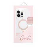 Apple iPhone 15 Pro Kılıf M-safe Şarj Özellikli Simli Magnetik Coehl Glace Kapak