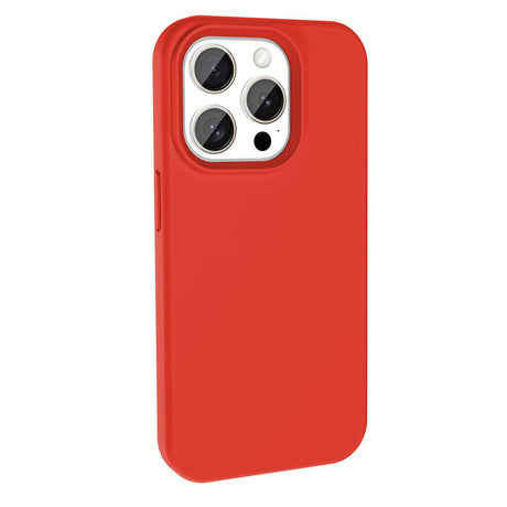 Apple iPhone 15 Pro Kılıf M-safe Şarj Özellikli Sıvı Teknolojili Silinebilir Sert Zore Kivi Kapak