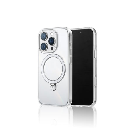Apple iPhone 15 Pro Kılıf M-safe Şarj Özellikli Standlı Pynana Dancing Streamer Serisi Kapak