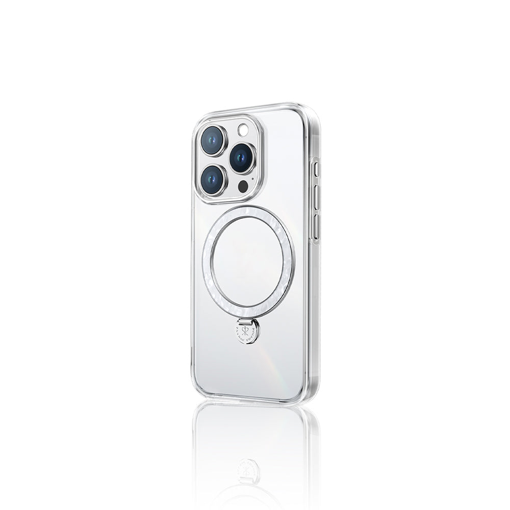 Apple iPhone 15 Pro Kılıf M-safe Şarj Özellikli Standlı Pynana Dancing Streamer Serisi Kapak