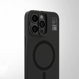 Apple iPhone 15 Pro Kılıf M-safe Şarj Özellikli Standlı YoungKit Hermit Bracket Serisi Kapak