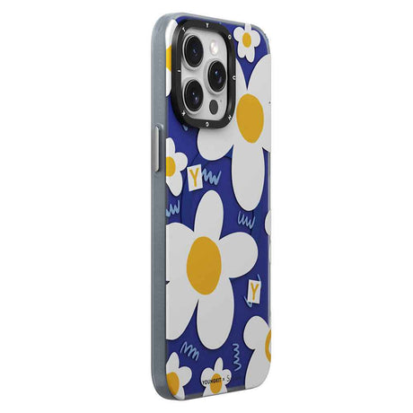 Apple iPhone 15 Pro Kılıf M-safe Şarj Özellikli Sunshine Tasarımlı Youngkit Spring Breeze Serisi Kapak