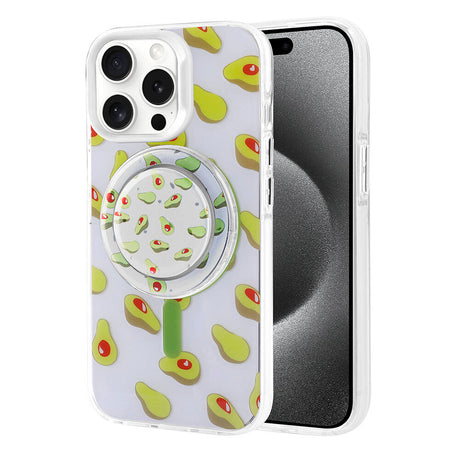 Apple iPhone 15 Pro Kılıf M-safe Şarj Özellikli Tak-Çıkar Pop Soketli Zore Tiktok Kapak