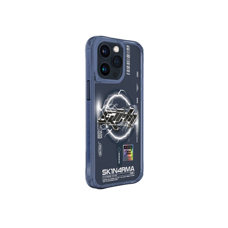 Apple iPhone 15 Pro Kılıf M-safe Şarj Özellikli Yazı Desenli SkinArma Bolt Kapak
