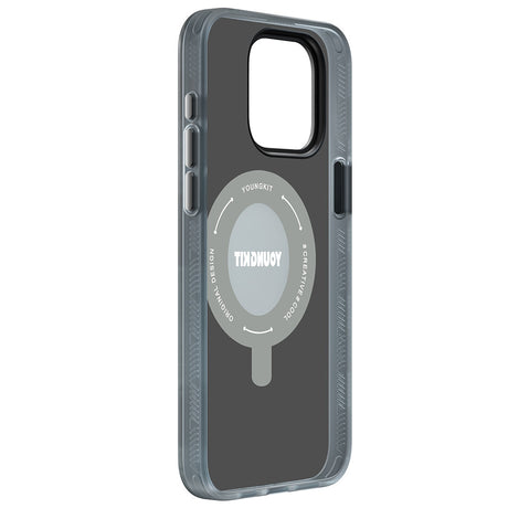 Apple iPhone 15 Pro Kılıf M-safe Şarj Özellikli Youngkit 360° Standlı Technology Serisi Kapak