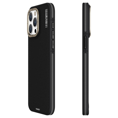 Apple iPhone 15 Pro Kılıf M-safe Şarj Özellikli YoungKit 600D Kevlar Kapak