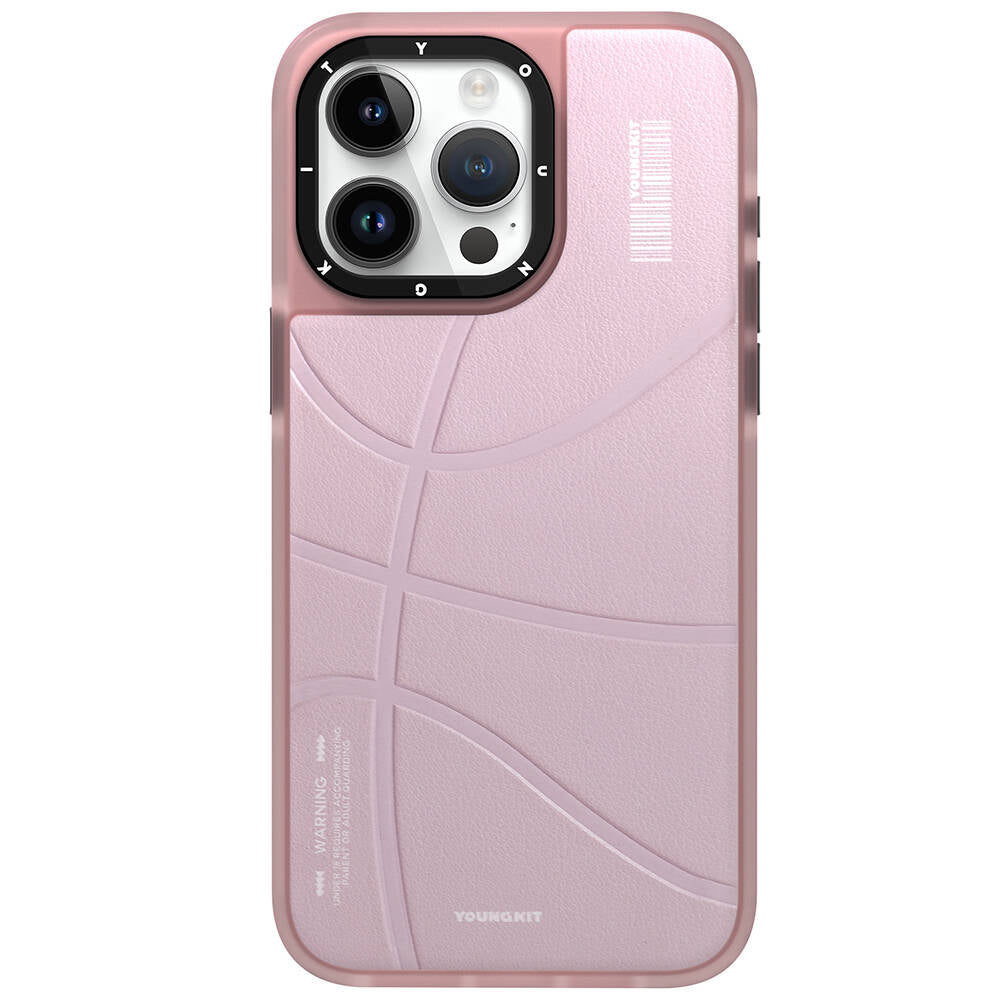 Apple iPhone 15 Pro Kılıf M-safe Şarj Özellikli Youngkit Backboard Serisi Leather Kapak